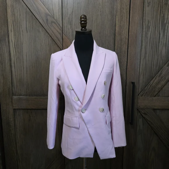 Veronica Beard Pink Blazer Structured Suit Jacket - Picture 1 of 7